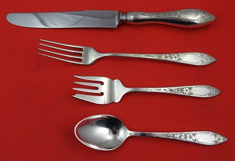 Dinner 4-pc Setting availability based on stock listed below - Lady Claire by Stieff - Sterling